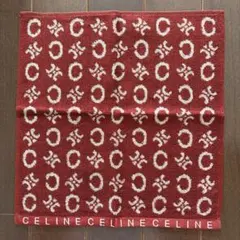 未使用　セリーヌ　タオルハンカチ　マカダム　CELINE 総柄　トリオンフ