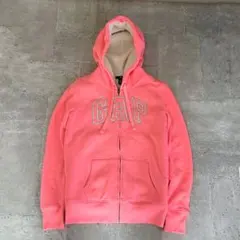 00s y2k GAP ジップパーカー【XXS】ボア 派手カワ 平成ギャル