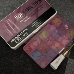 ネイル チップ パーツ マグネット