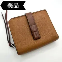 ◇ロエベ◇レザー/アナグラム/コンパクトウォレット/二つ折り財布/LOEWE