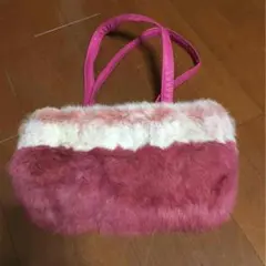 最終セール❗️ファーバック⭐︎美品 ピンク