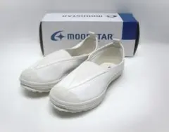 ムーンスター上履きシューズ 19.0cm（ホワイト）新品 保管品