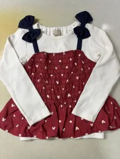 petit main 長袖Tシャツ　ミッキー　110