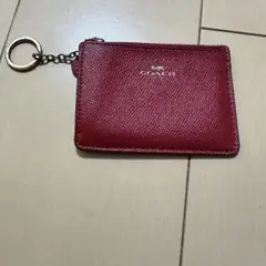 《鑑定済》COACH コインケース 小銭入れ キーリング付