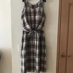 studio CLIP スタジオクリップ チェックロングワンピース