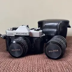 FUJICA ST801 フィルム一眼レフカメラ 本体＋レンズ2本のサムネイル