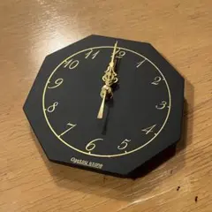 ブラックフライデー❣️OGATSU-STONE CRAFT八角形掛時計 約20cm