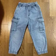 ライトブルー カーゴパンツ 110