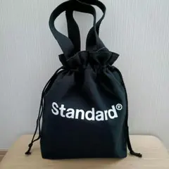 スタンダードプロダクツ お弁当袋 巾着 トートバッグ 保温 保冷 ランチバッグ黒