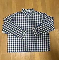 CHAPS RALPH LAUREN 長袖シャツ ネイビーチェック