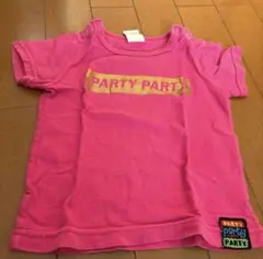 PARTY PARTY Tシャツ 80cm ピンクのサムネイル