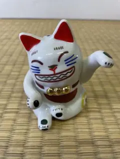 寝 招き猫 陶器製 高木京子 - メルカリ