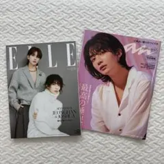 SEVENTEEN ジョンハン　ジョシュア　ELLE anan 2冊セット　雑誌