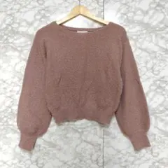 プロポーションボディドレッシング 長袖ニット セーター プルオーバー F