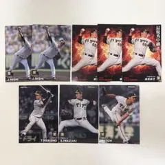 阪神タイガース プロ野球チップスカード 8枚セット