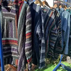 し*ま様 ビンテージ メキシカンパーカー MIX5枚セット 古着卸セット 業者ま