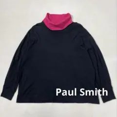PS Paul Smith コットンシルク 薄手 バイカラー 配色ニットのサムネイル