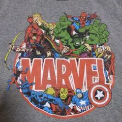 MARVEL コミックスタイル Tシャツ Mサイズ グレー