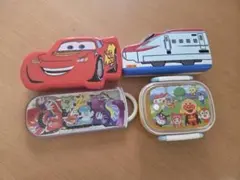 子ども用弁当箱セット カーズ・アンパンマン 新幹線、