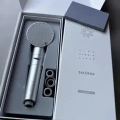 最終値下げ！】【新品・未使用品】SALONIA シャワーヘッド シルバー