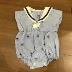 tiny bear セーラー襟ロンパース 70 アプレレクール