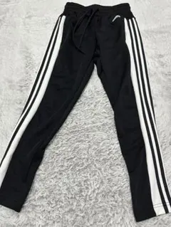 adidas ブラックジャージ 3本ライン