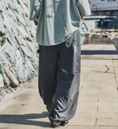 ◇新品◇be with M Misayo ひんやりユルパンツ カーキ Lサイズ - メルカリ