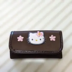 Hello Kitty キーケース ブラウン　平成レトロ