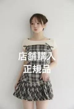 ANDMARY Karen check mini dress - メルカリ