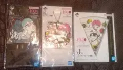 一番くじジョジョの奇妙な冒険黄金の風 K賞ラバーチャーム、J賞ピッツァプレート