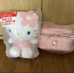 キルト キティ 一番くじ 当たりくじ バニティポシェット ぬいぐるみ