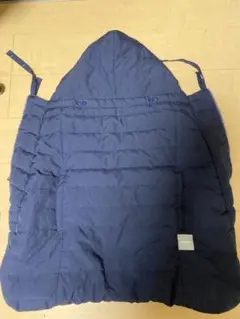 ベビーホッパー　ダウン　防寒ケープ　ネイビー