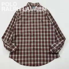 90's RALPH LAUREN ラルフローレン チェックBDシャツ