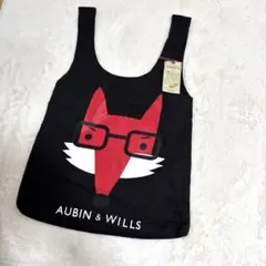 AUBIN & WILLS オービン&ウィルス　キツネイラスト　エコバッグ