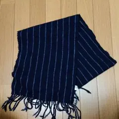 メンズ マフラー ウール100% 日本製