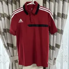 美品☆adidasの赤いポロシャツ