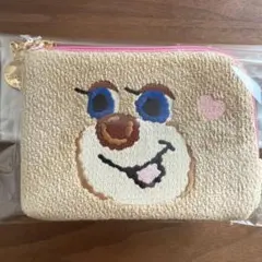 フェイラー　ドアップテディガール　L字型ポーチ