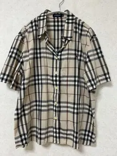 Burberry チェック柄 半袖シャツ