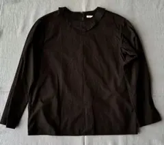 DHAL dhal ダル　ブラウス　ブラック