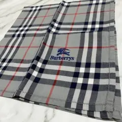 BURBERRY バーバリー ノバチェック ハンカチ グレー 大判 チェック柄