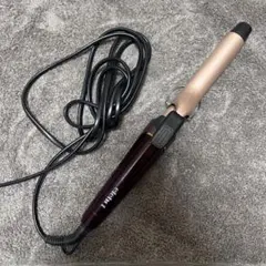 elehot カールヘアアイロン ブラック/ピンクゴールド