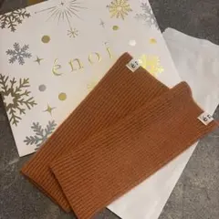 enoi enf ノベルティ　アームウォーマー　キャメル　新品