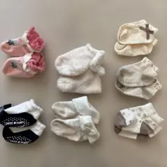ベビー　靴下　7足セット　 【7〜8センチ】2足 【9〜12センチ】5足