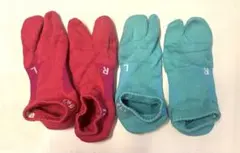 JAZZERCISE rykaソックス ピンク・ブルー2足セット