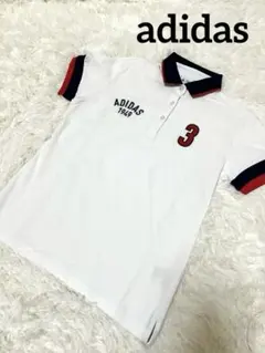 アディダス　ゴルフ　ポロシャツ M ホワイト 半袖 ゴルフ ストレッチ