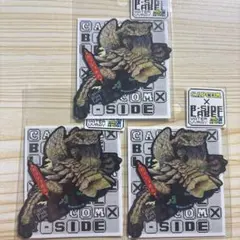 モンハン　モンスターハンター　ガランゴルム　B-SIDE ステッカー　3点セット