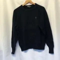 POLO RALPH LAUREN ラルフローレン　ニット　セーター　古着　紺色