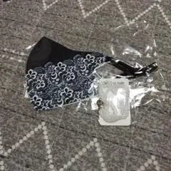 たかの友梨 レース柄プリントマスク&マスクチェーン セット★