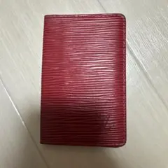 Louis Vuitton エピレザー カードケース レッド