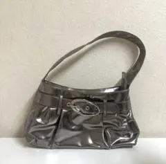 Y3K メタリックシルバー　ハンドバッグ